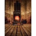 Puulämmitteinen kiuas - SUMMIT MANASLU OPEN verkolla varustettu - 0