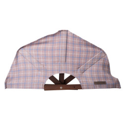 Saunatuuletin, ruudullinen kangas 