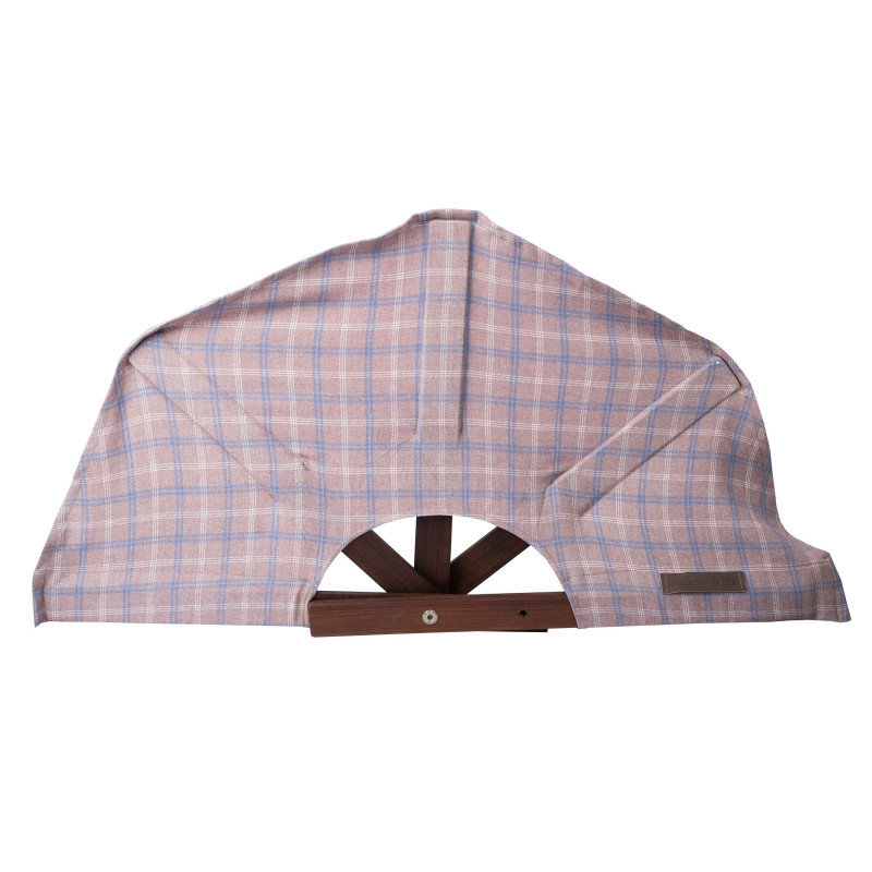 Saunatuuletin, ruudullinen kangas