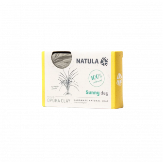 NATULA kasvo- ja vartalosaippua opokakivellä ja sitruunaruoholla 100g