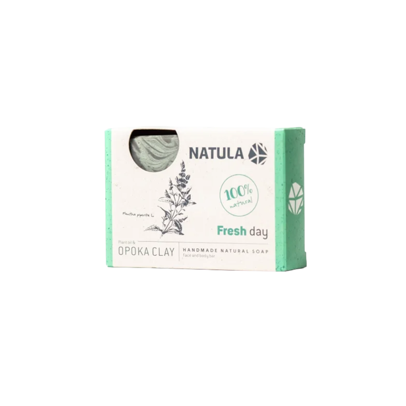 NATULA kasvo- ja vartalosaippua opokakiven ja mintun kanssa 100g