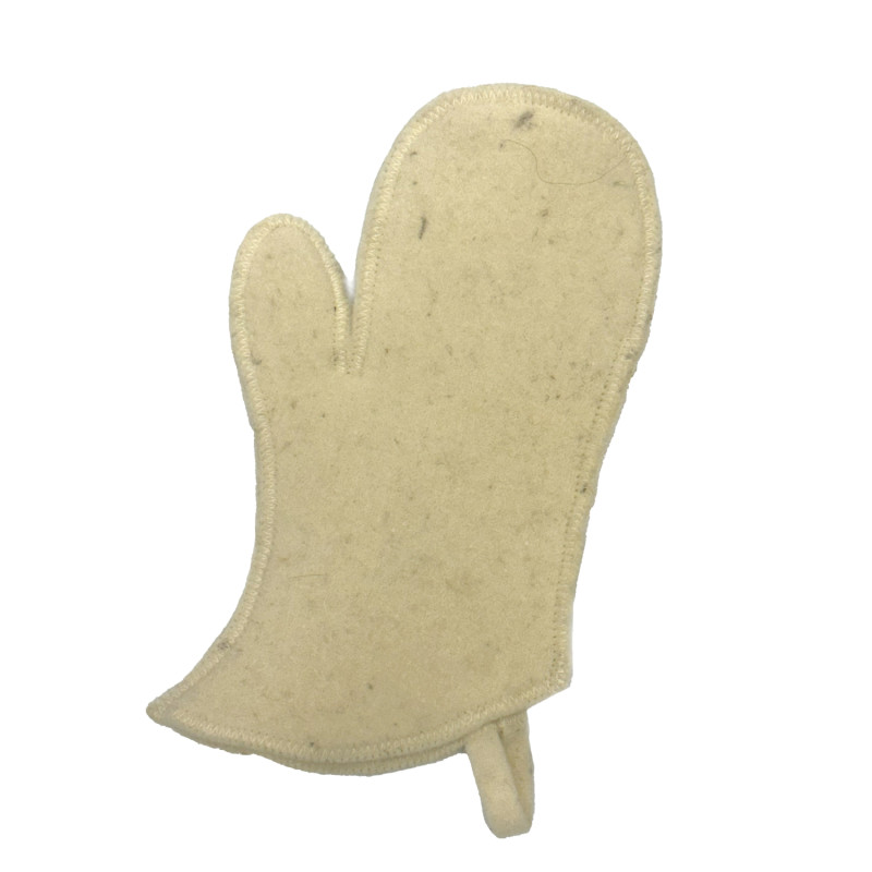 Villakäsine saunaan