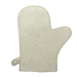 Villakäsine saunaan, valkoinen 