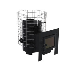 Puulämmitteinen kiuas - VILPRA GRANNUS-8-LV ulkoisella tulisijalla 