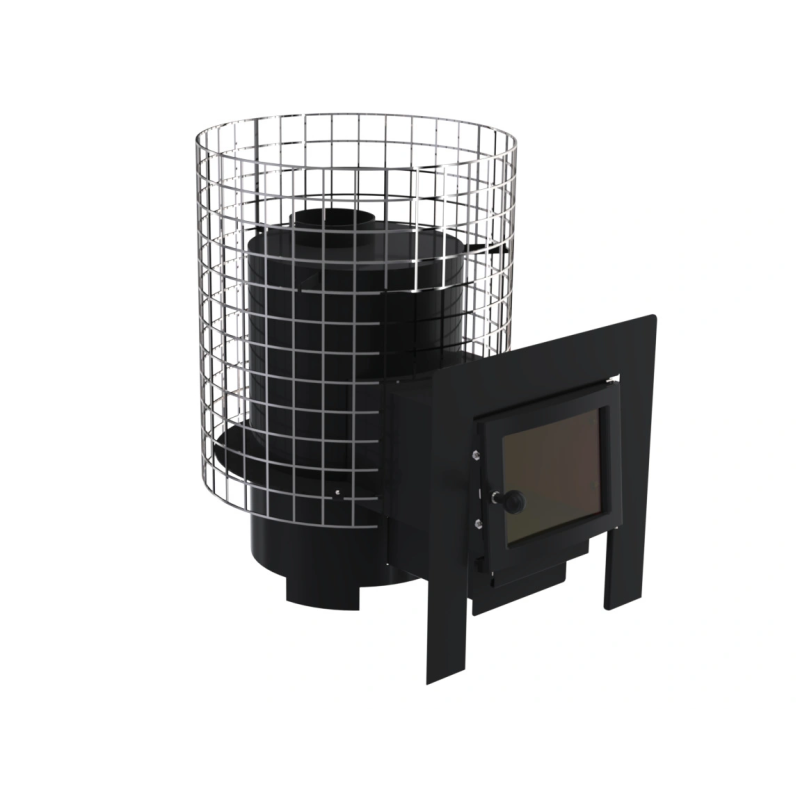 Puulämmitteinen kiuas - VILPRA GRANNUS-8-LV ulkoisella tulisijalla