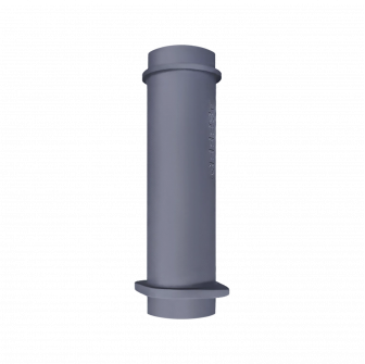 Ylempi valurautainen savuhormi GEFEST -kiukaisiin, Ø130 mm, 500 mm