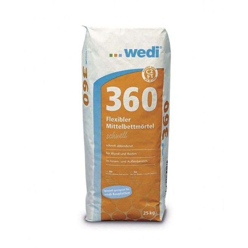 WEDI elastinen liima 360, 25kg