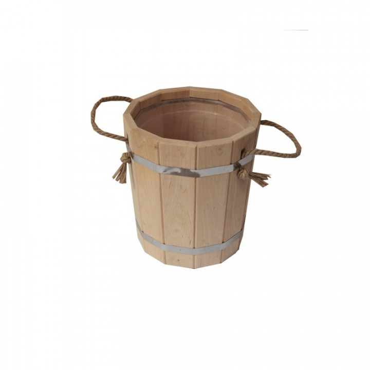 Saunan ämpäri muovilla, 10 l