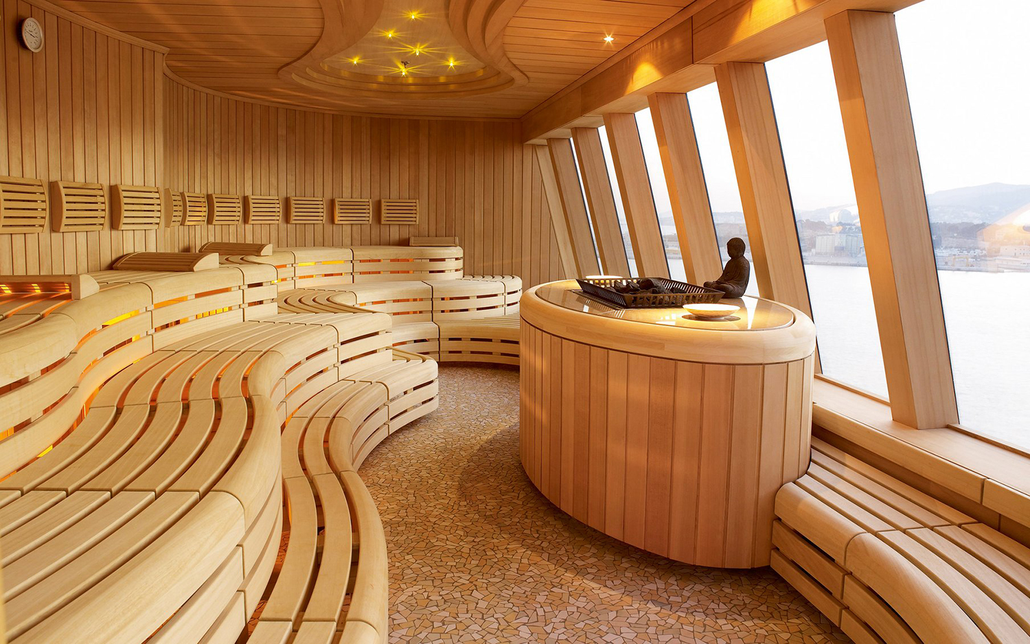 AIDA Cruises -lasisauna AIDA Cruises Glass Sauna