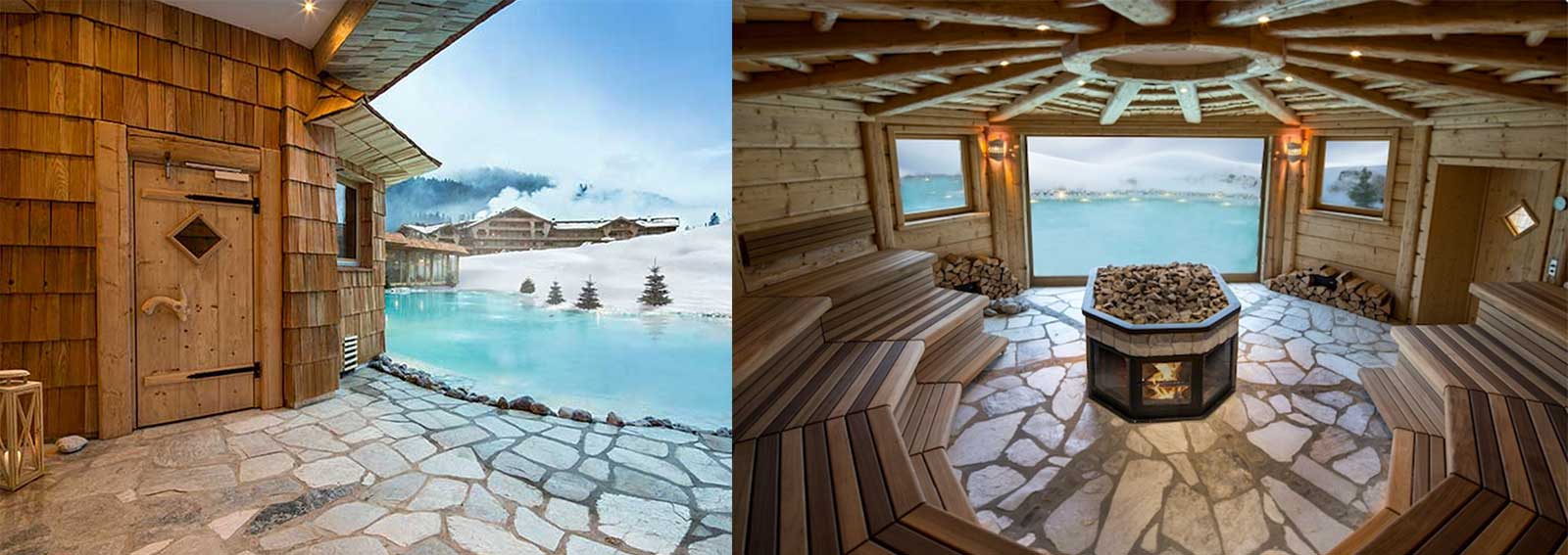 Stanglwirt-hotellin luontosauna Stanglwirt Hotel Nature Sauna